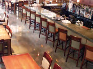 Restaurant floor